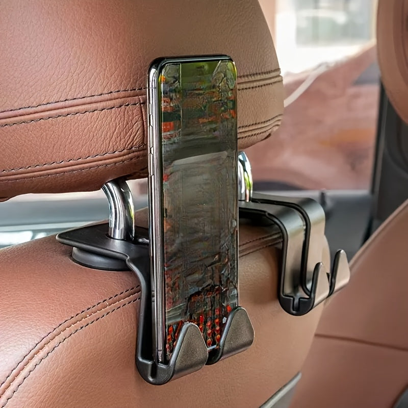 2PCS Car Seat Back Multi-Functional Double Hook Storage Organizer