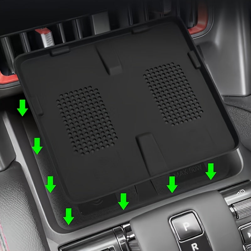Center Console Silicone Protective Pad for Pickup Truck Storage Tray Anti Slip