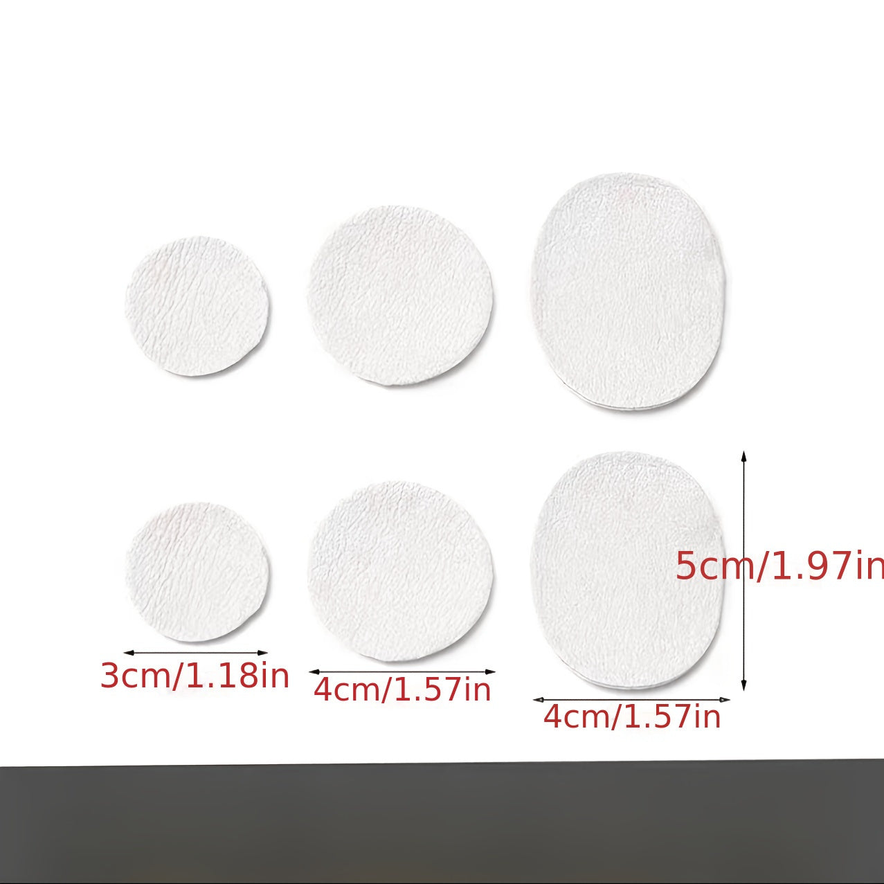 6 Piezas de parches adhesivos para reparación de zapatos para agujeros y desgaste