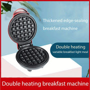 Dual Breakfast Maker with Double Heating Plates and Variable Browning Settings 1000W Electric Appliance for Home