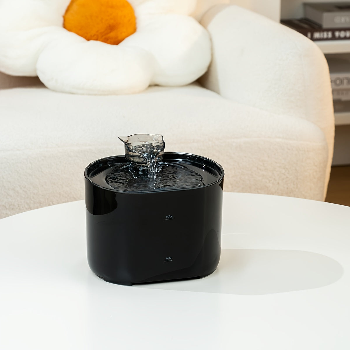 2.2L Cat Water Fountain Ultra Quiet USB Powered with Cat-Shaped Spout