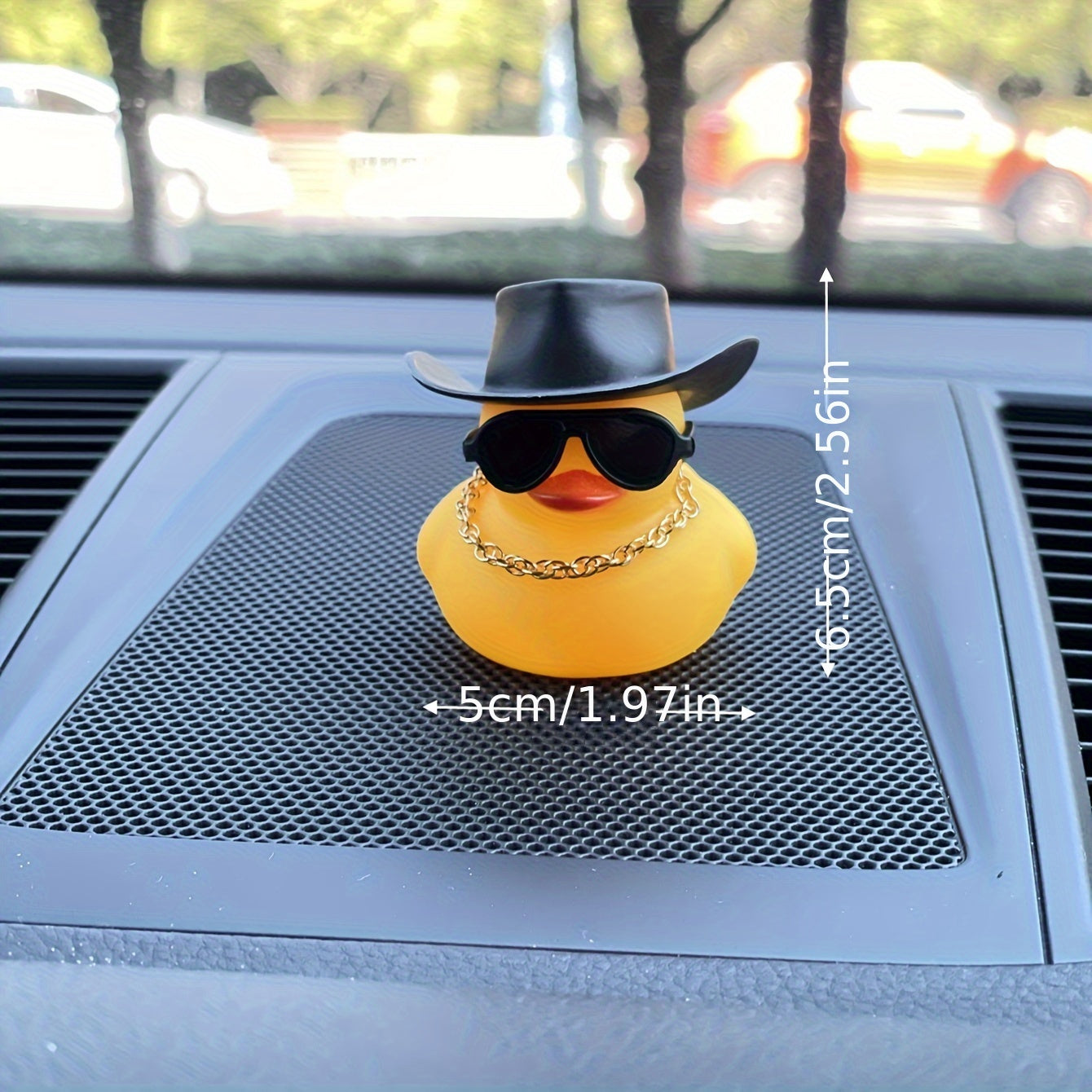 Uniseks PVC paneli o‘rdak dekoratsiyasi, quyosh ko‘zoynaklari va zanjir bilan