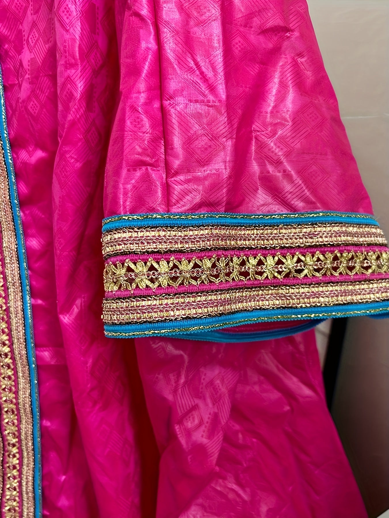 Women's Long Kaftan Dress Solid Color Non-Stretch Fabric Party Style