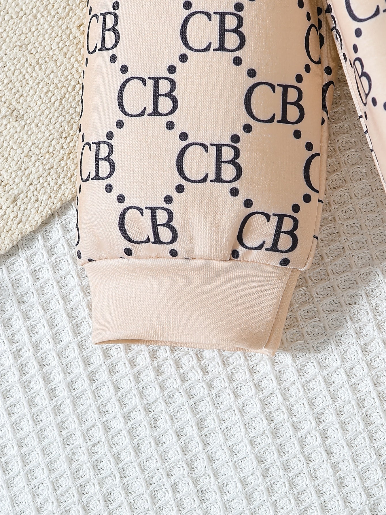 Boys' Long Sleeve Crew Neck T-Shirt and Pants Set Alphabet Pattern Knit Polyester Spandex Spring Fall