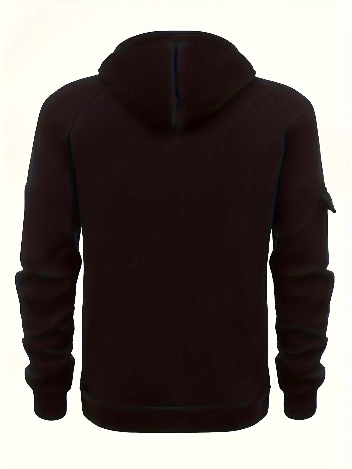 Erkaklar uchun dengiz ko'k rangli kapuchonli sviter, zip-up Henley yelkasiga ega, keng cho'ntak - kuz/qish ochiq havoda faoliyatlar uchun ideal - 100% polyester aralashmasi - silliq tuzilma, qulay to'qilgan mato dam olish uchun.