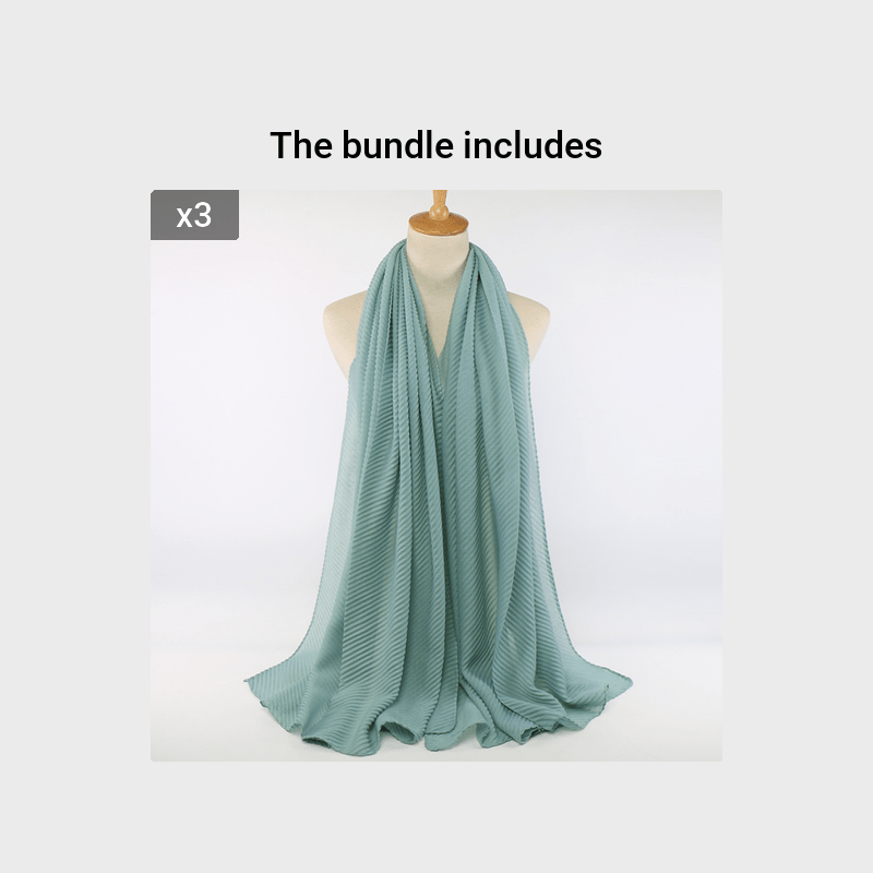 Pañuelo de hiyab de color sólido para mujer, transpirable, protección solar, a prueba de viento, ligero