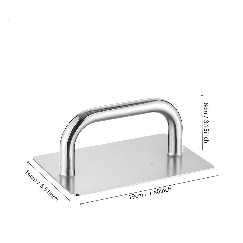 Stainless Steel Dough Presser with Handle Kitchen Baking Tool for Pastry