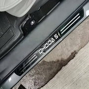 4 dona zanglamaydigan po'latdan yasalgan eshik to'shagi himoyasi Omoda5 uchun eshik himoyasi