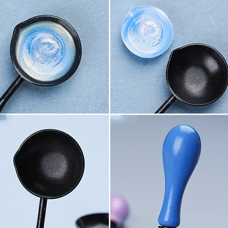 Fire Paint Wax Melting Spoon Non-Stick Seal Wax Heating Tool Easy to Clean