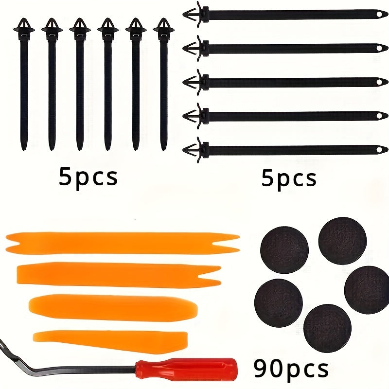 Car Bumper Retainer Clips Plastic Rivets Fasteners Set 26 Sizes Automotive