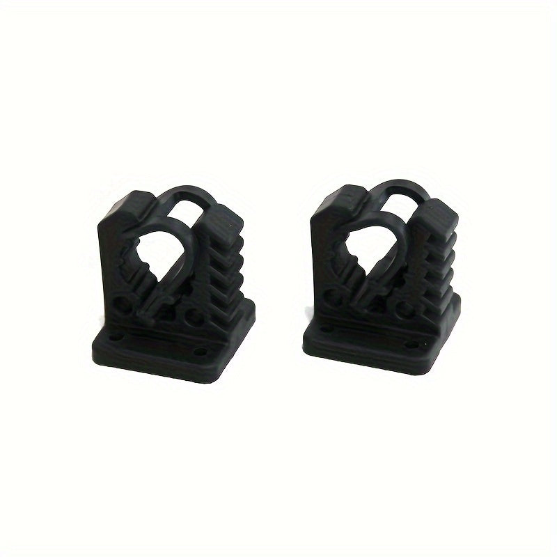 2-Pack Durable TPU Clamps for Offroad Vehicles, ATVs, Boats, 2.54-3.28 cm Diameter