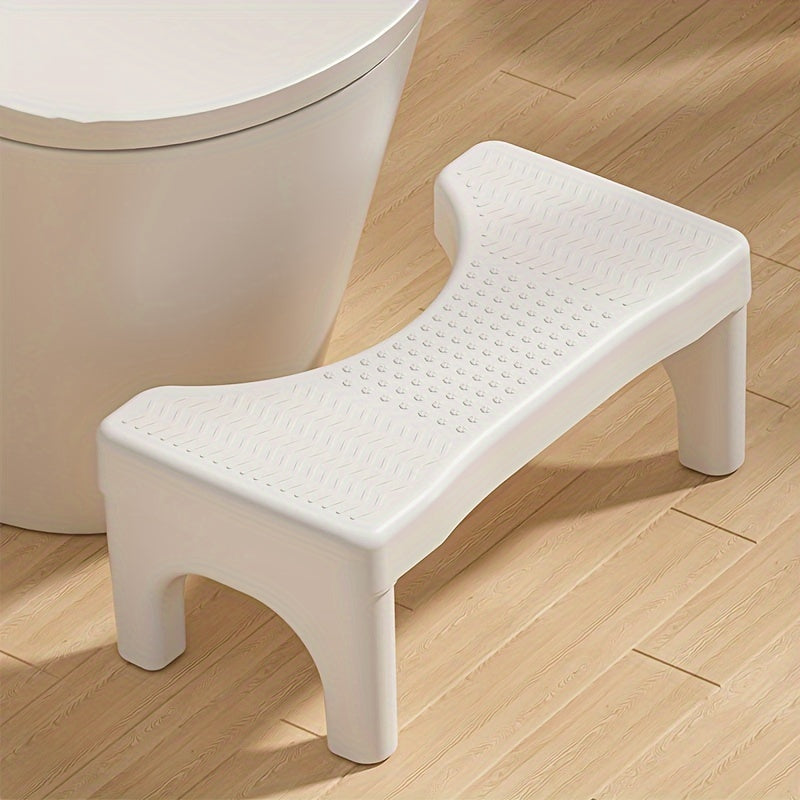 Portable Plastic Toilet Folding Foot Stool with Anti-Slip Mat