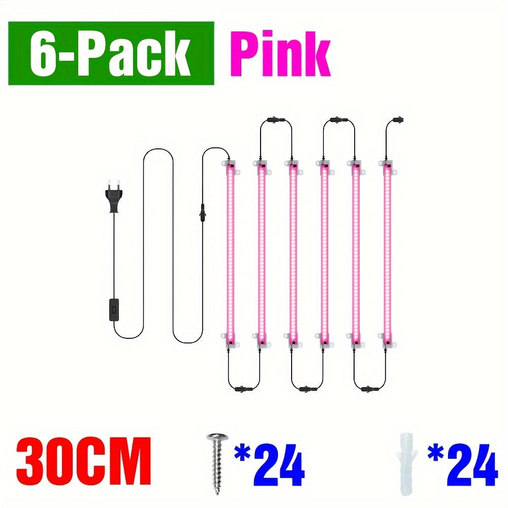 220V Full Spectrum LED Grow Light with 12 Heads 50cm for Indoor Plants Hydroponics Greenhouse