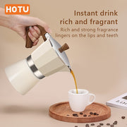 Mini Espresso Maker 50ml Metal Coffee Percolator for RV Travel Camping