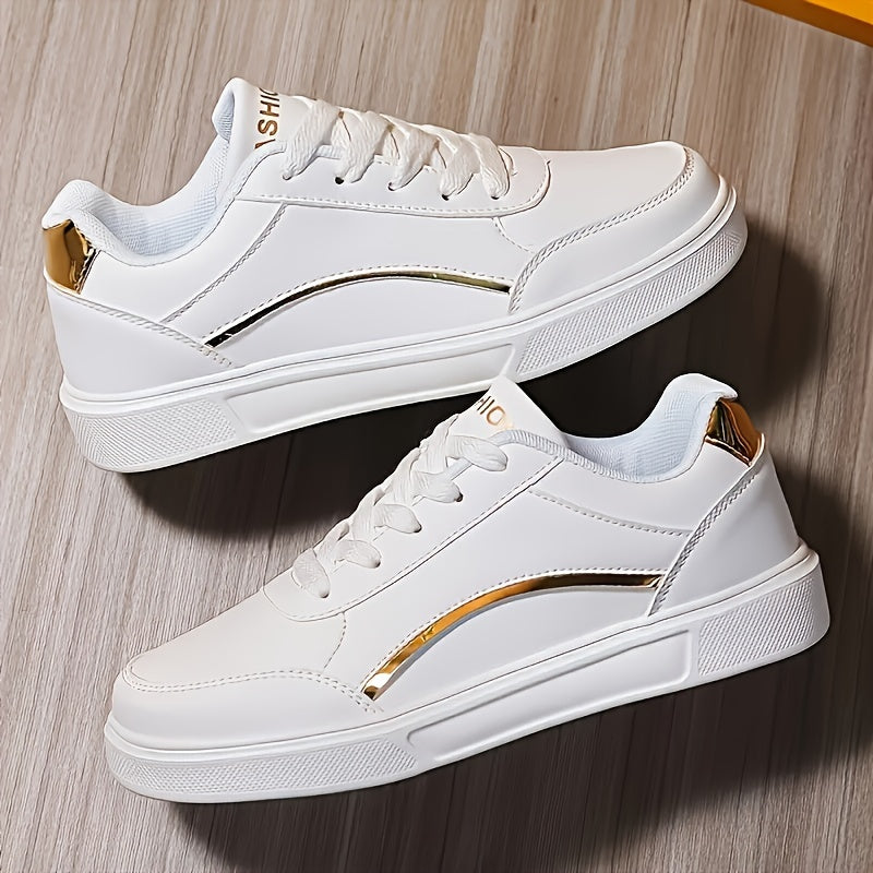 Women's Breathable Slip-On Sneakers Lightweight White Casual Walking Shoes