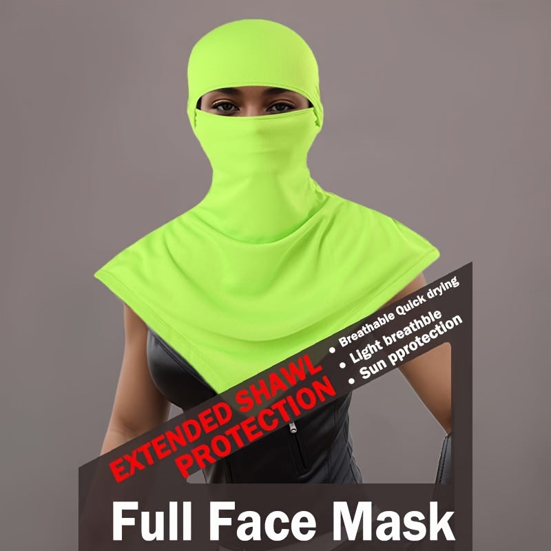 Breathable UV Protection Balaclava Mask for Outdoor Activities and Cycling Full Coverage