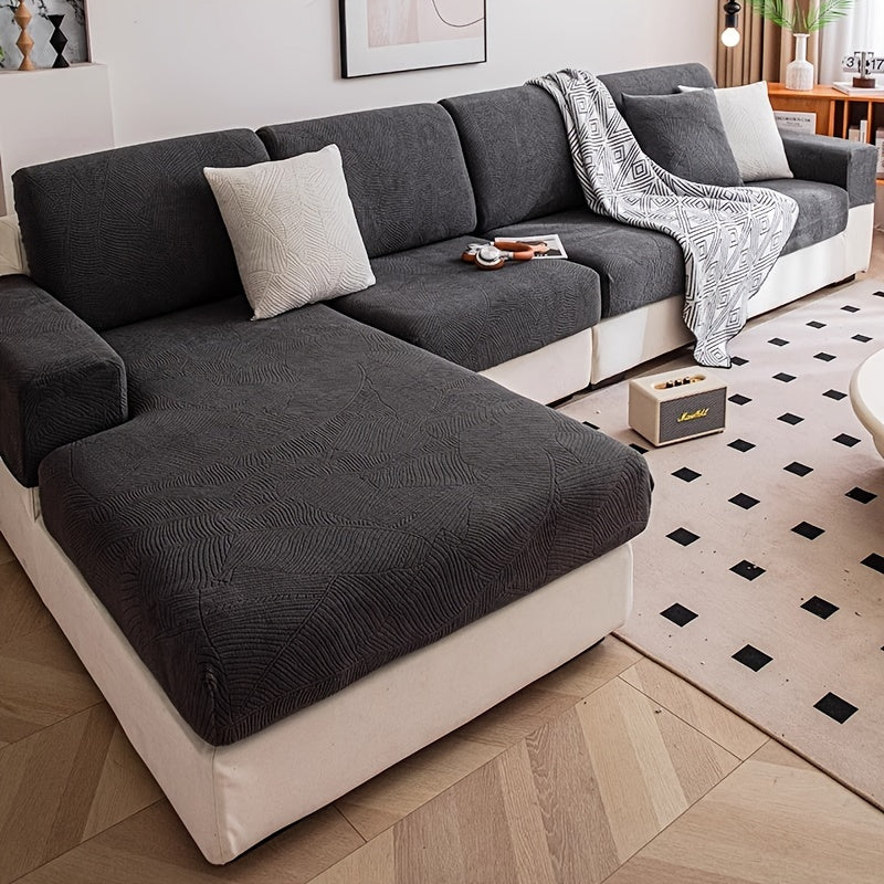 Универсальный комплект чехлов для подушек дивана для одно-, двух-, трех- и четырехместных диванов. Классический стиль, машинная стирка, защита ткани, мягкий материал, без украшений и принтов, вес ткани 250-300 г.