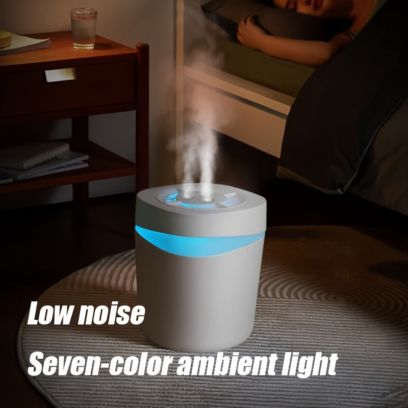 Ultra-Quiet 4L Cool Mist Humidifier and Aroma Diffuser USB Powered Top-Fill for Bedroom Living Room Office