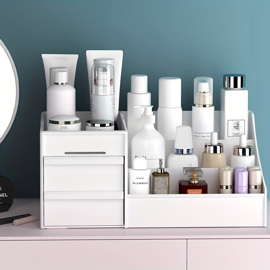 Большой органайзер для хранения косметики и кистей для ухода за кожей