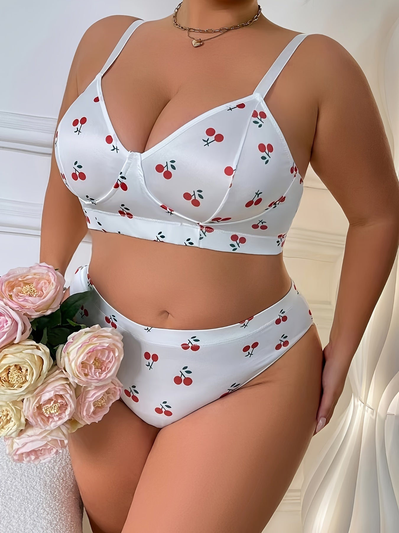 Girls Printed Suit with Dress and Short Sleeve Top