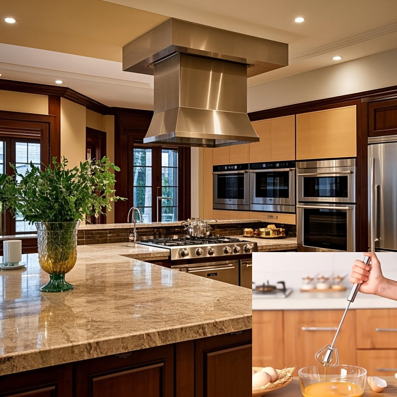 Pishirish va pishirish uchun chidamli Stainless Steel qo'lda tuxum uradigan qurilma