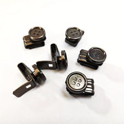 Регулируемые металлические зажимы для подтяжек для джинсовых брюк и шляп