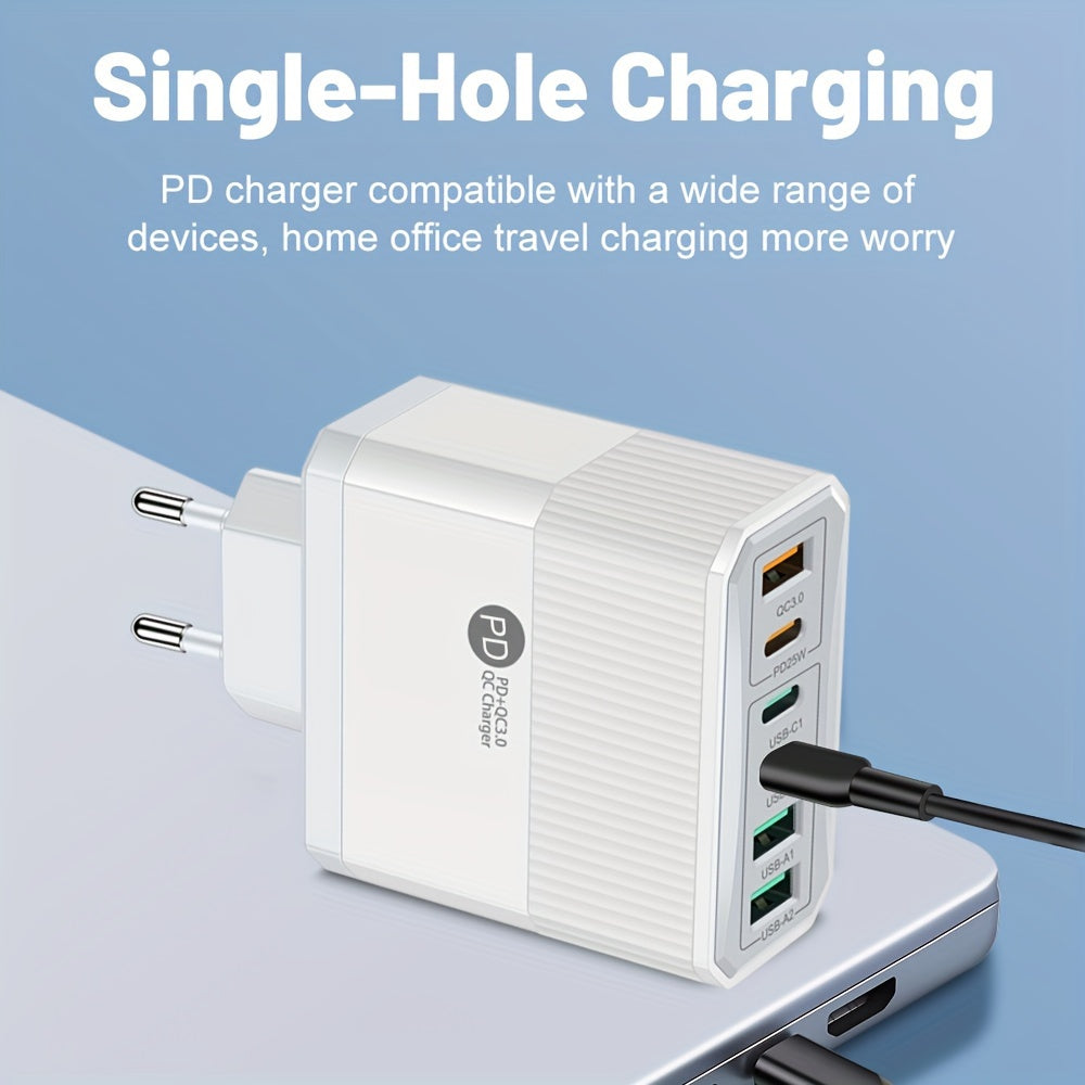 European Standard USB Charging Adapter Fast Charge for Smartphones