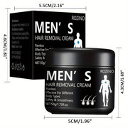 Крем для удаления волос у мужчин безболезненно быстро легко без остатков 50г