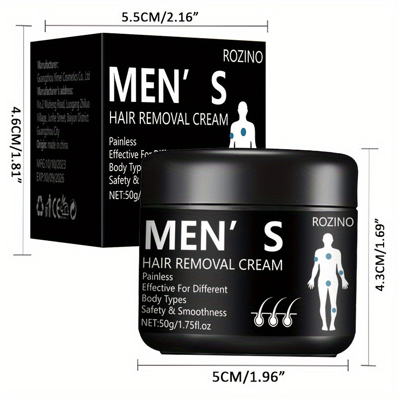 Крем для удаления волос у мужчин безболезненно быстро легко без остатков 50г