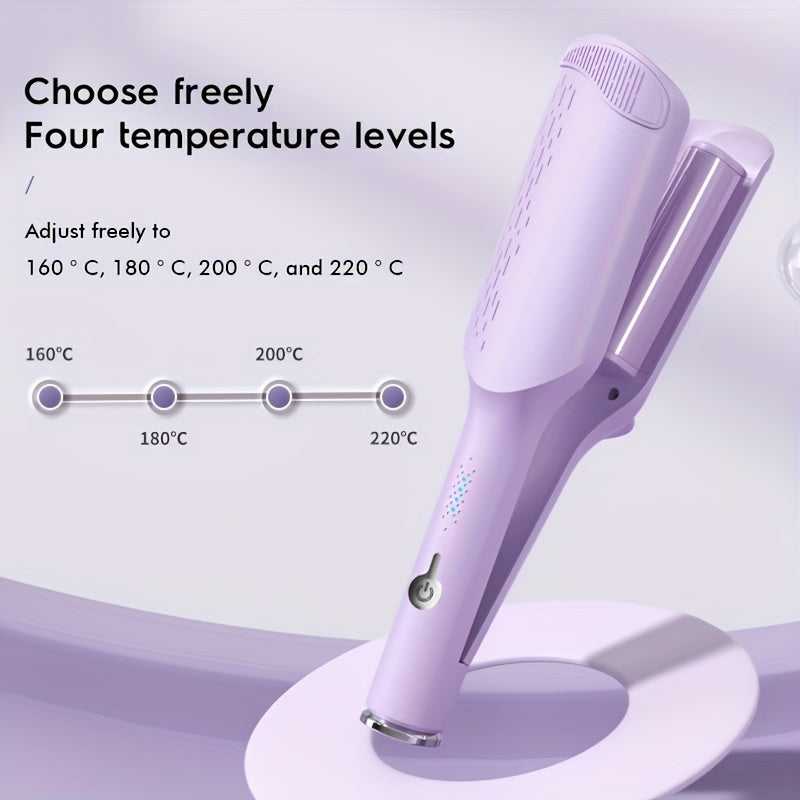 32mm U-Shaped Wool Curler with 4 Temperature Settings, Negative Ion Heating