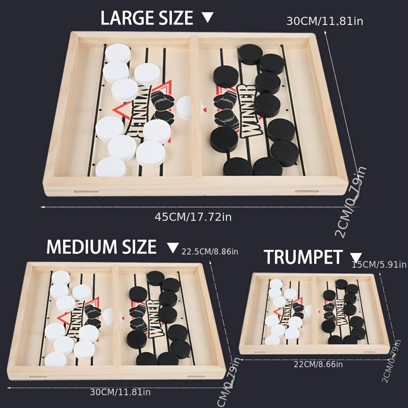 Wooden Chess Set for Kids Ages 3-6 Magnetic Checkers Educational Strategy Skill Development
