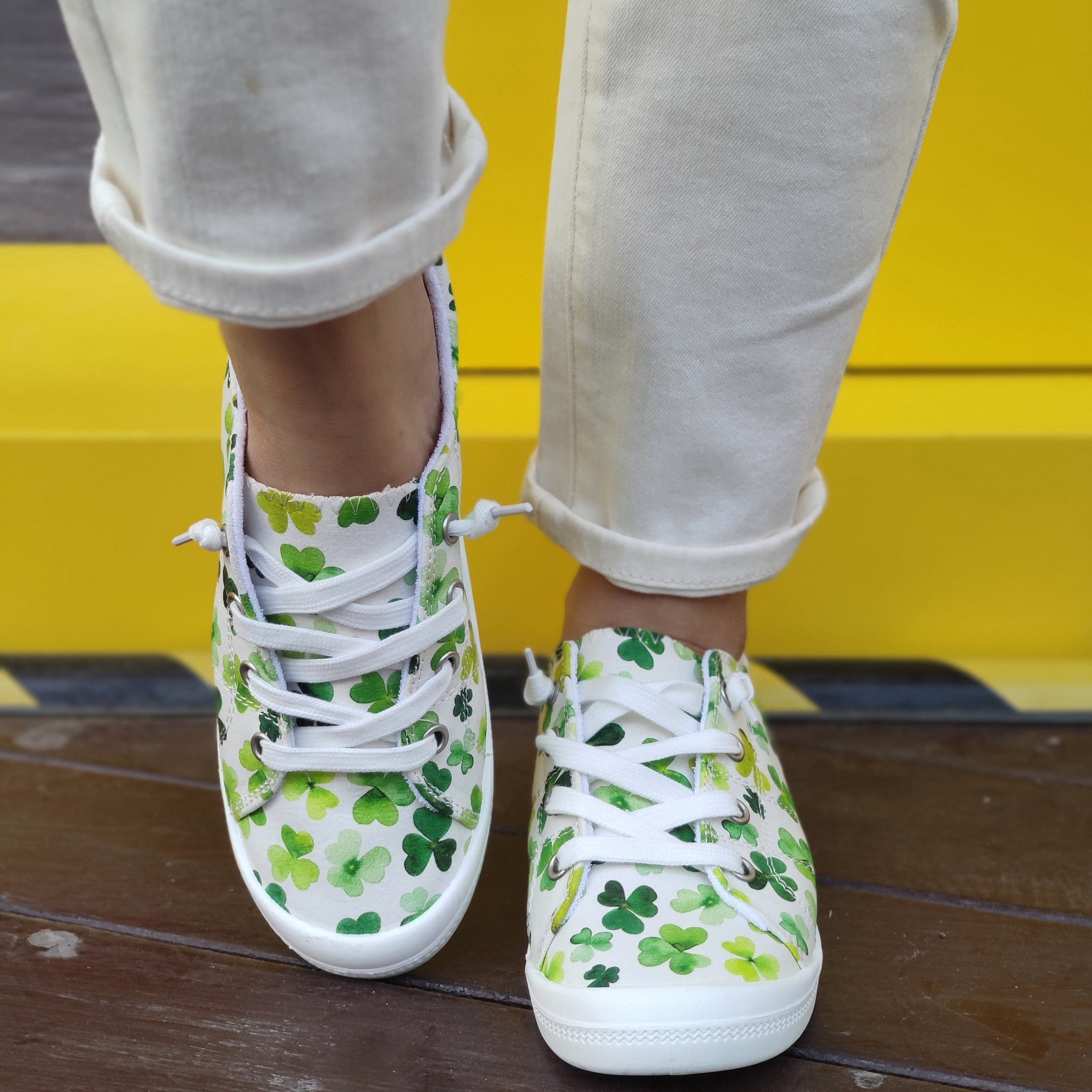 Women's Slip-On Sneakers Fabric Upper Soft Sole Casual Shoes All-Season