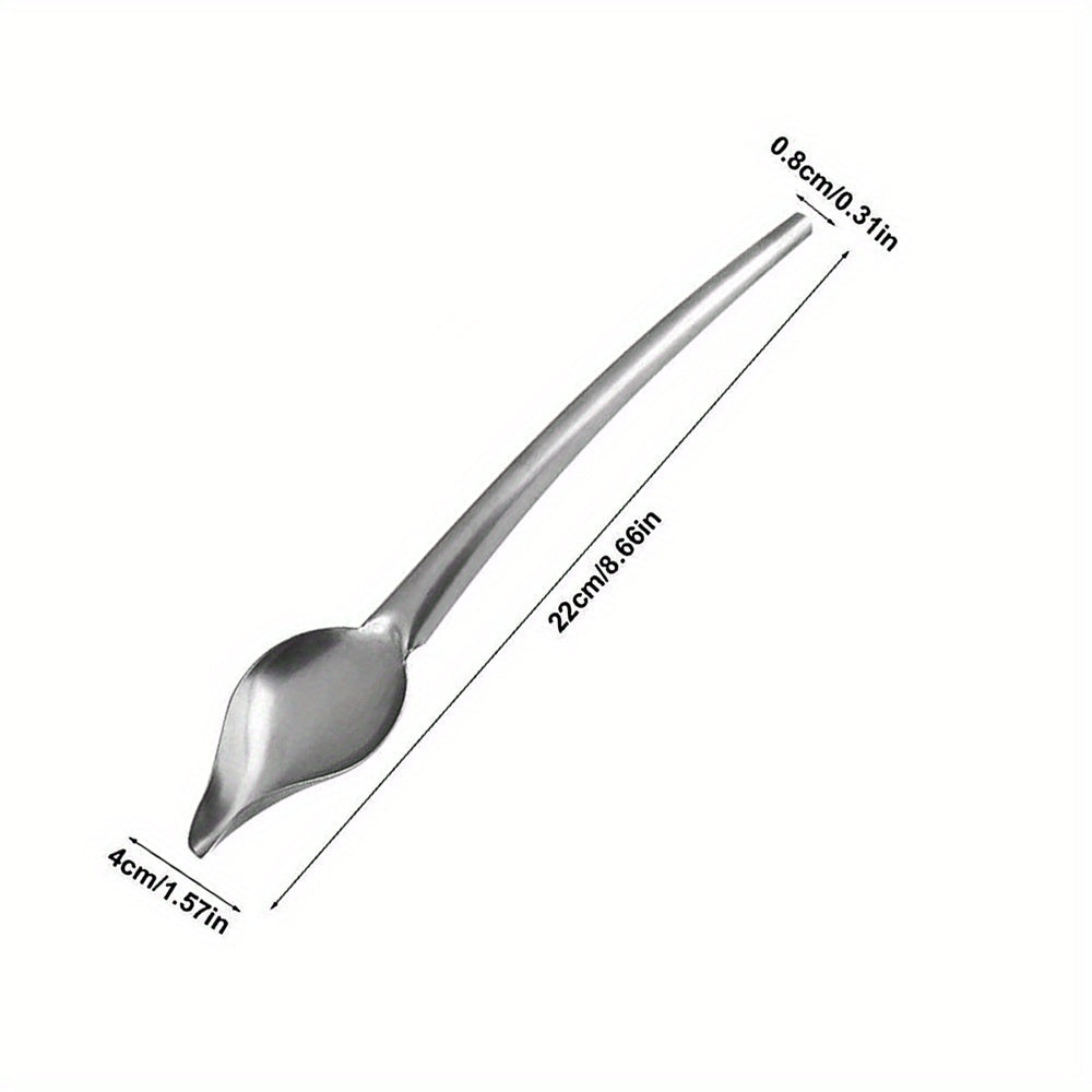 Stainless Steel Chocolate Piping Spoon for Pastries and Treats 1-Piece