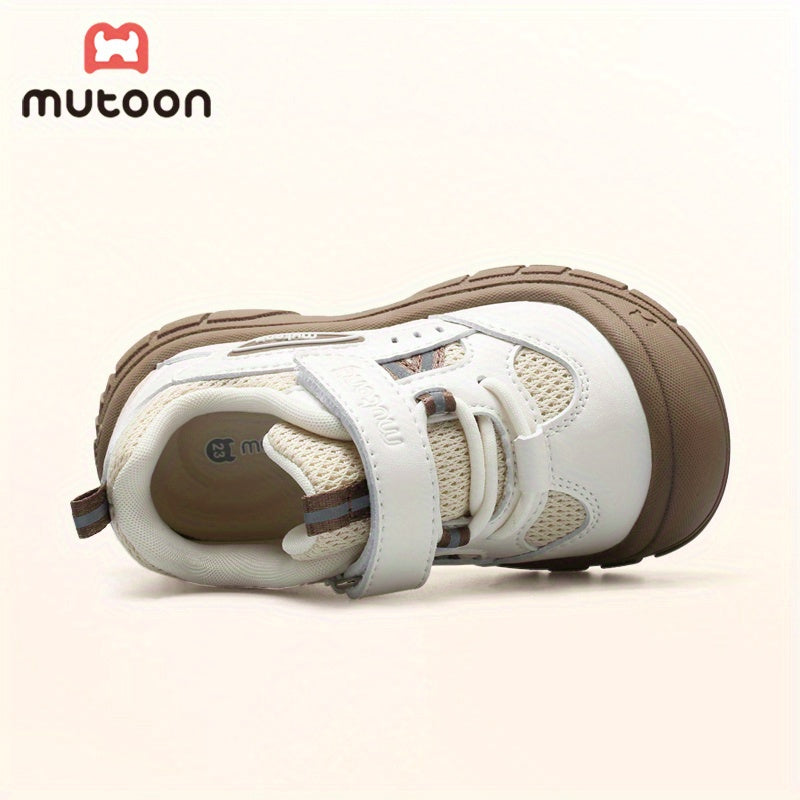 Kids All-Season Breathable Shock-Absorbing Trail Sneakers with Rubber Sole