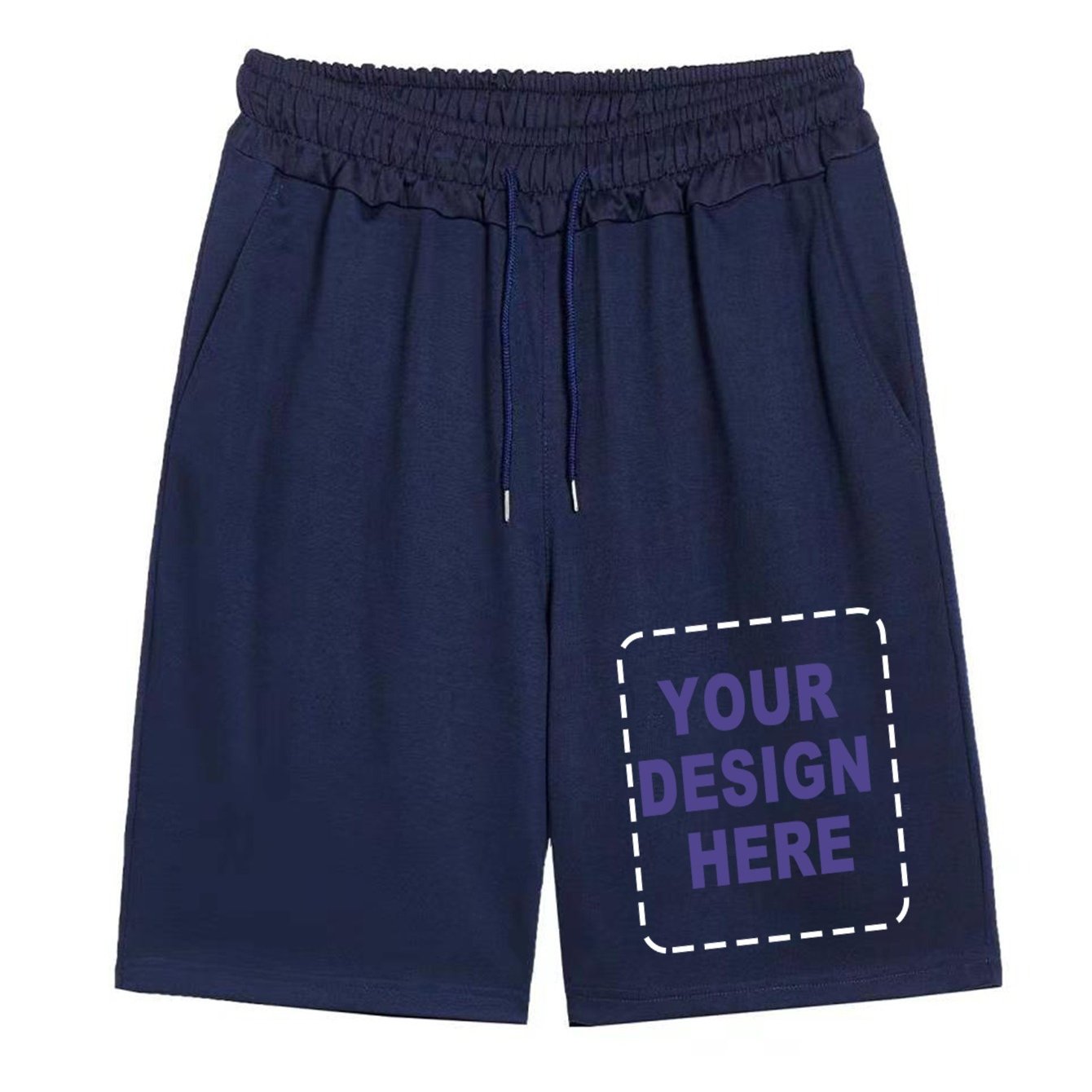 Plus Size Summer Casual Shorts for Men with Geometric and Print Patterns