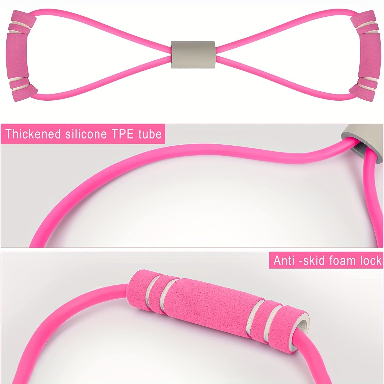 Conjunto de entrenamiento de músculos del suelo pélvico para hombres y mujeres, equipo de yoga de resistencia, color púrpura y rosa