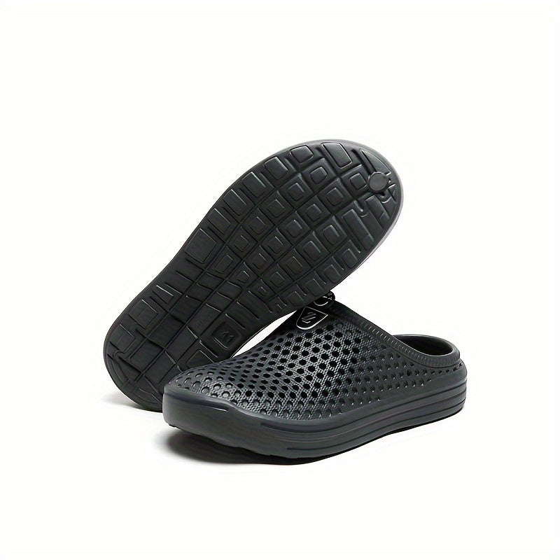 Unisex Breathable Mesh Beach Sandals Slip-On Casual EVA Garden Shoes
