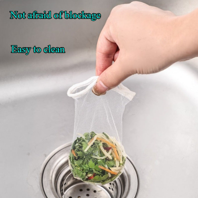 100 Disposable Kitchen Sink Strainers for Clogs Food Waste Drain Sewer