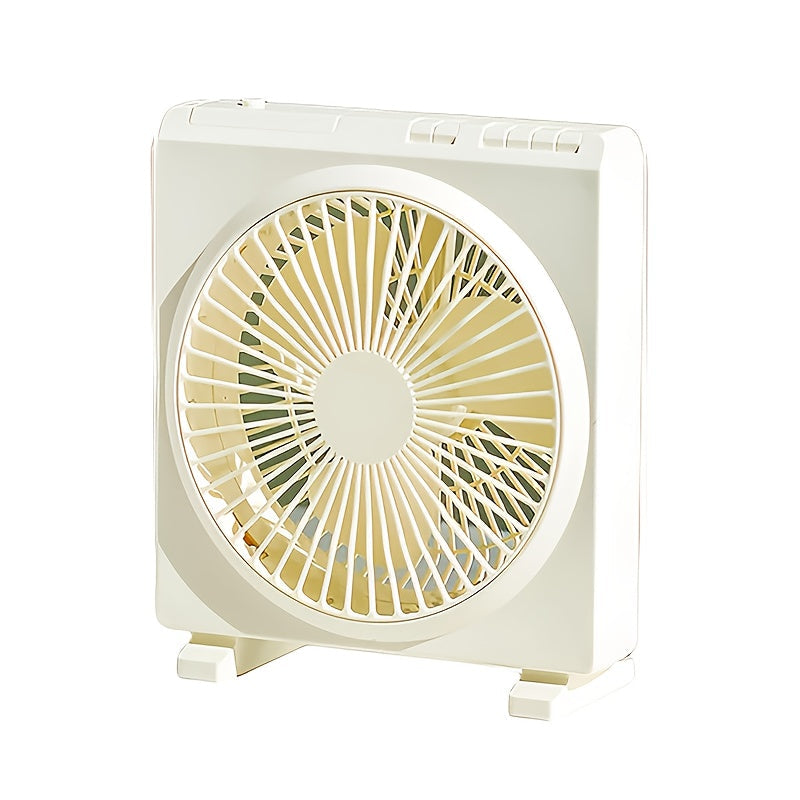 Portativ Mini USB qayta zaryadlanadigan stol ventilyatori, tugma boshqaruvi bilan, mustahkam plastik materialdan tayyorlangan, ichki va tashqi foydalanish uchun ideal, bir nechta komponentlar bilan birga keladi.