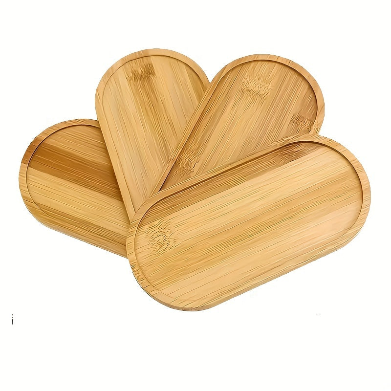 Multi-Functional Bamboo Jewelry and Bathroom Organizer Tray for Countertop Storage