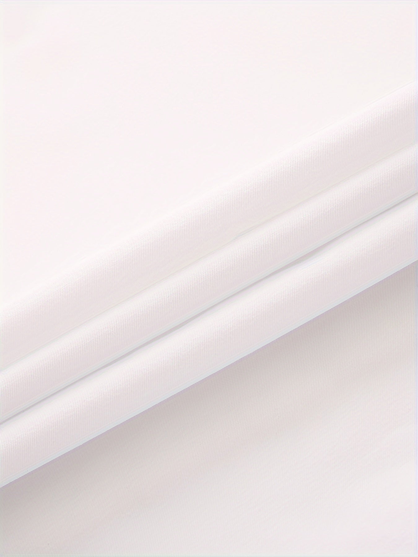 Men's Solid Color Long Sleeve Dress Shirt Cotton Polyester Regular Fit for Formal Wear