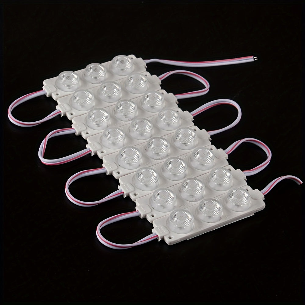 8 Pcs LED Round Module for Truck Car Side Warning Lights DC12V 24V