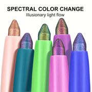 Women Color-Shifting Eyeshadow and Eyeliner Stick Waterproof Long-Lasting Vibrant Orange Pink Purple Green