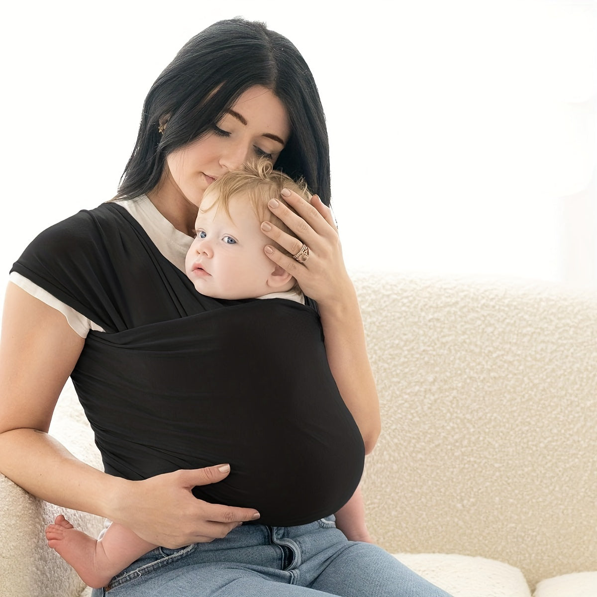 Portabebés de bebé, fular para recién nacidos, suave y cómodo, envoltura para cadera, envoltorio para bebé sin manos, regalo