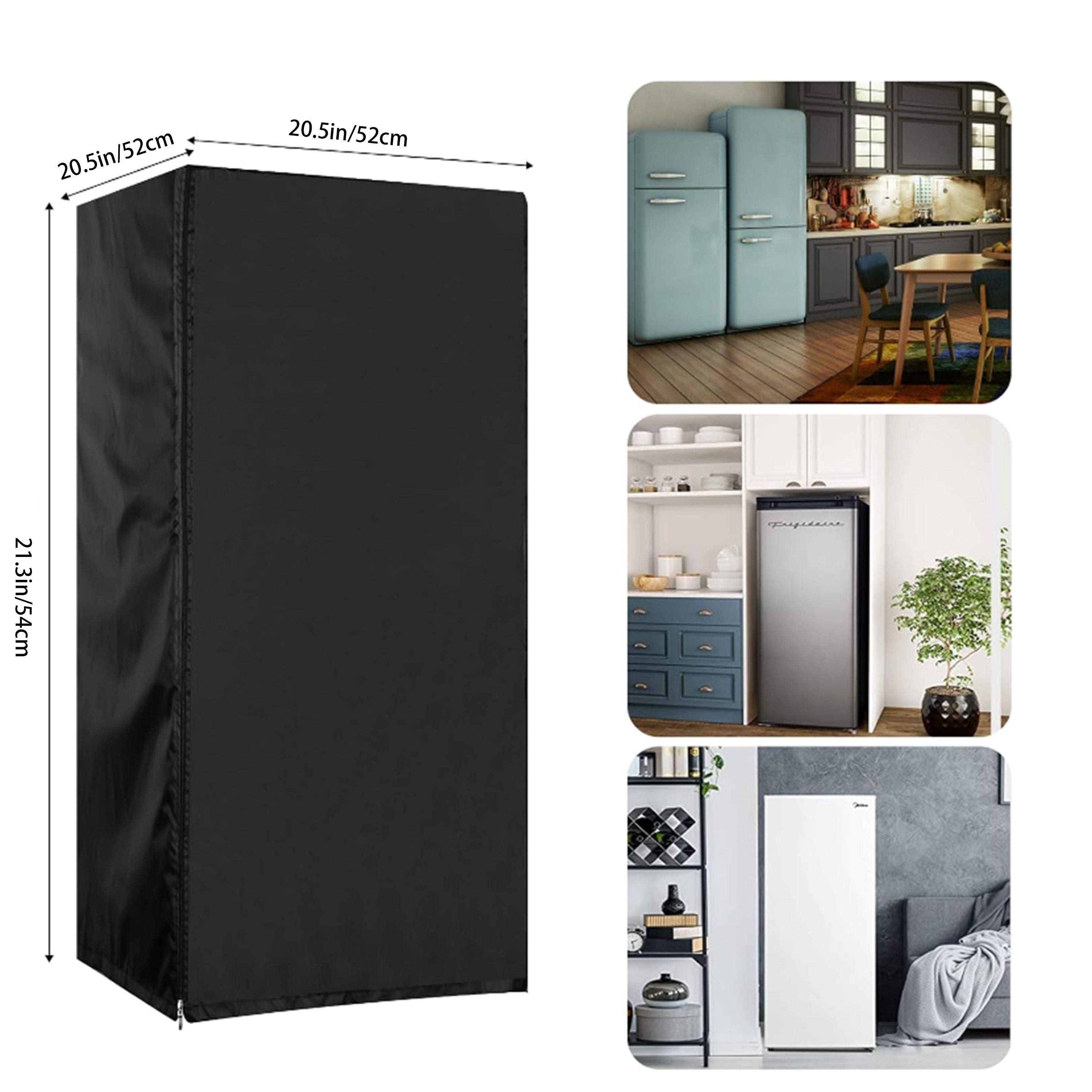 Cubierta reutilizable para frigoríficos para congeladores verticales a prueba de polvo y lluvia, gran almacenamiento en frío