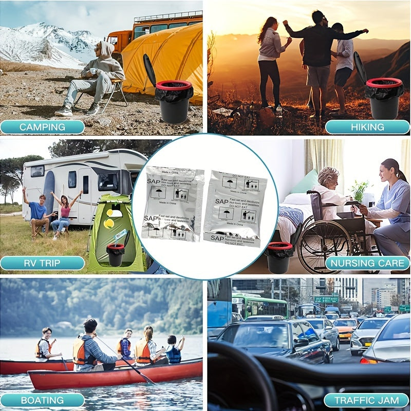 Portable Absorbent Toilet Powder Gel for Camping Emergency Use