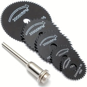 6pcs High-Speed Steel Mini Saw Blade Set for Wood Plastic Metal Durable