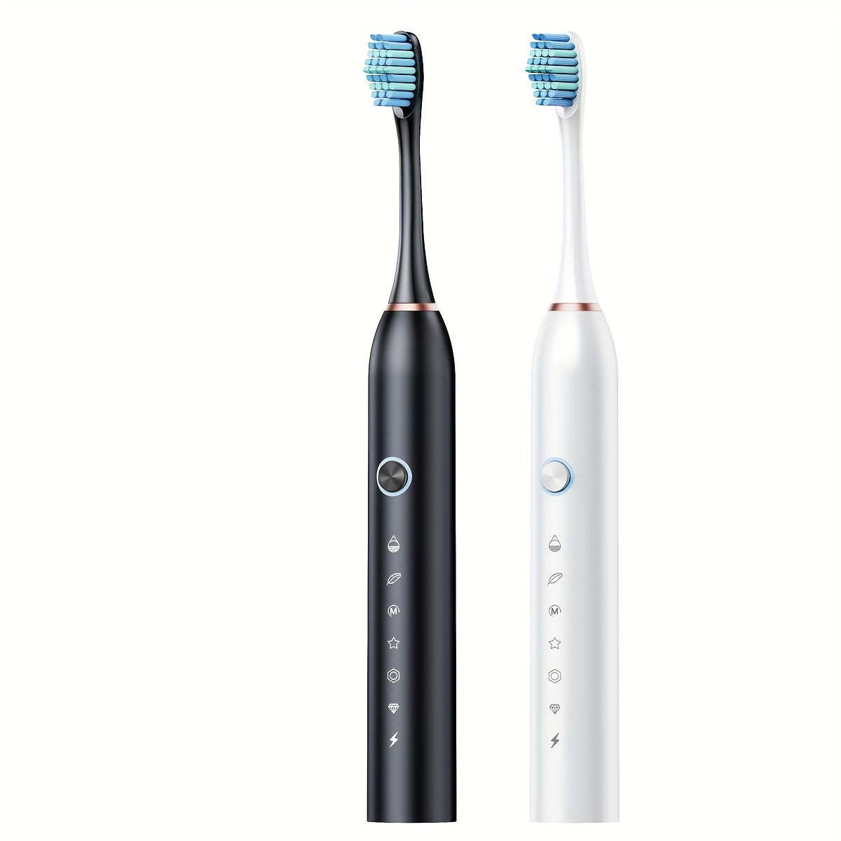 Electric Toothbrush for Adults USB Rechargeable Deep Clean Soft Bristles Couples Automatic Cleaning