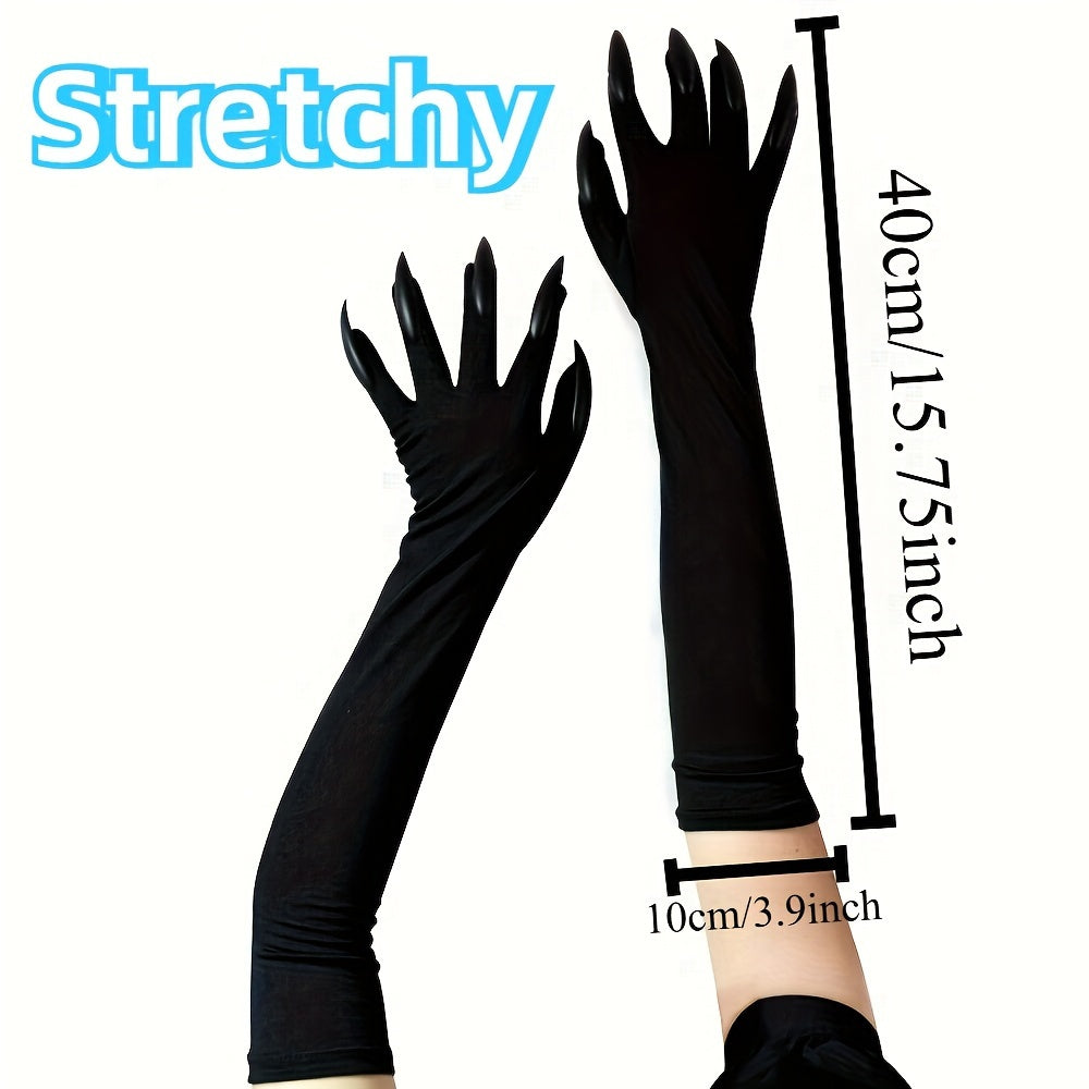 Halloween Ghost Claw Long Gloves Cosplay Costume Accessories