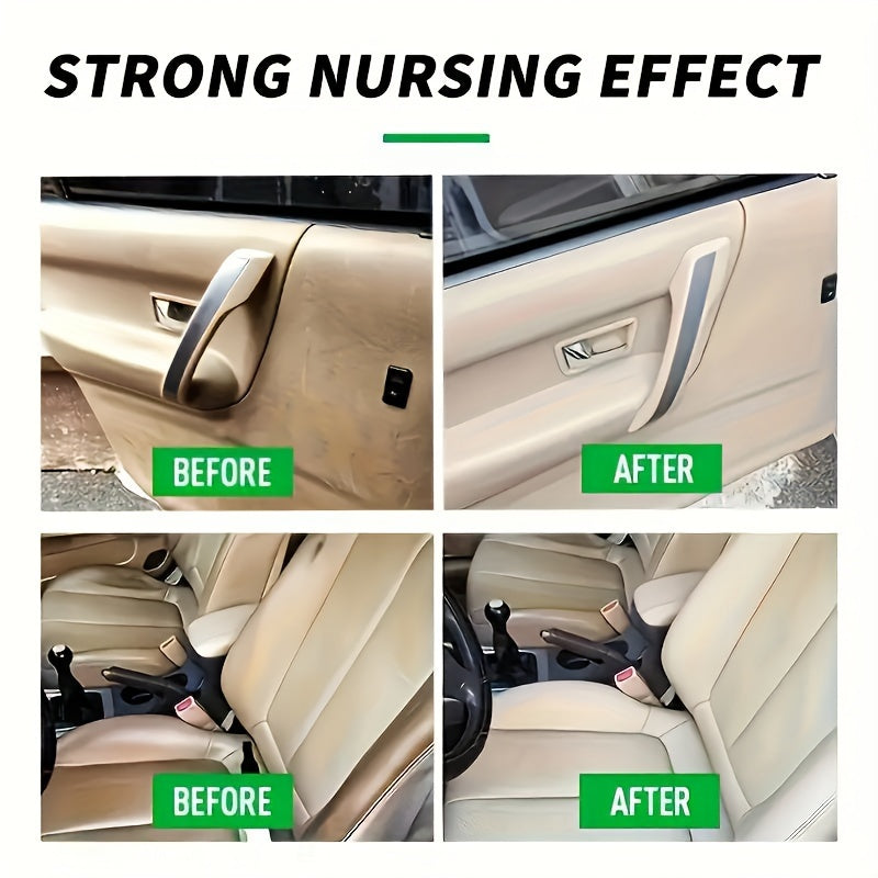 Charm qoʻllanma uchun charm uchun krema, avtomobil oʻrindiqlari, sumkalar, limon aromati, oziqlantiruvchi ta'mirlash